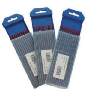 Electrodo Tugsteno 2% Th rojo 150X2,4