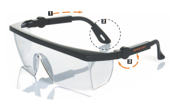Gafas de seguridad Arty Clara