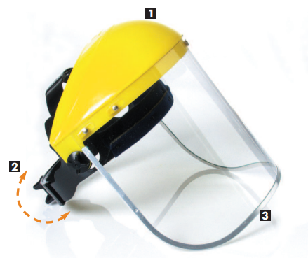 Visor transparente Superface Clara