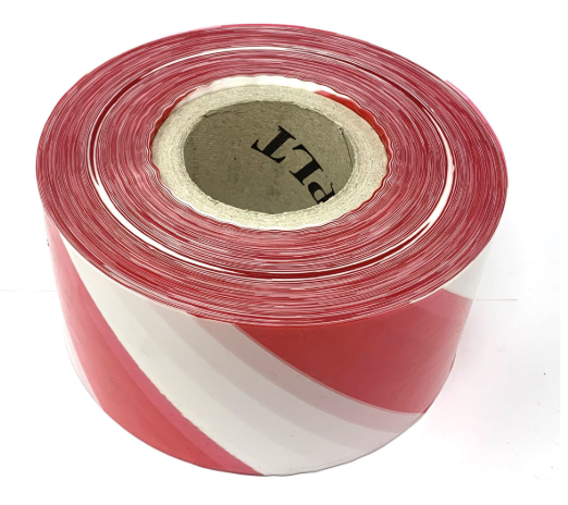 Cinta de balizar blanca/roja (e=0,1mm)