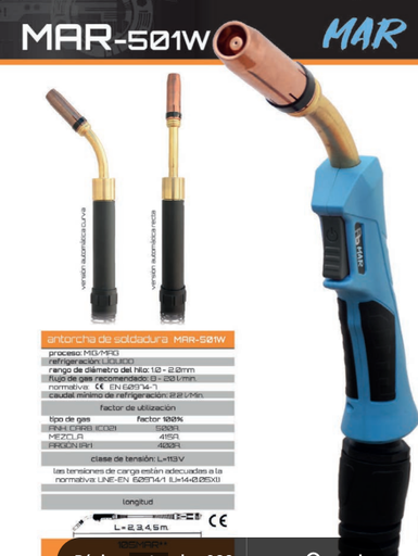 Antorcha de soldadura FB-501W Mod MAR