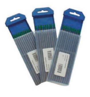 Electrodo Tugsteno puro verde 2,4