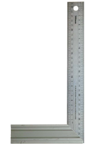 [2050] Escuadra profesional inox 300mm