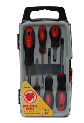 [WAP602] Set de 8 destornilladores cromo vanadio