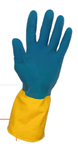 Guante bicolor modelo Caribe